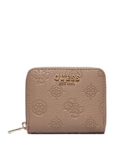 GUESS CRESIDIA 2 Kleine Geldb&ouml;rse Logo in dunklem Taupe - Brieftaschen Damen - 1