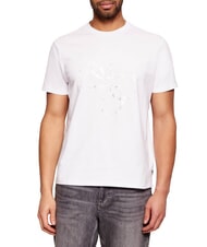 GUESS SHIMMER 4G Baumwoll-T-Shirt purwei&szlig; - Herren-T-Shirts - 1
