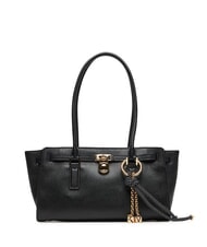 MICHAEL KORS HAMILTON MODERNE Schultertasche aus Leder Schwarz - Damentaschen - 1