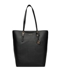 MICHAEL KORS QUINN Vertikale Ledertasche Schwarz - Damentaschen - 1