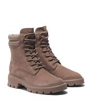 TIMBERLAND CORTINA VALLEY 6  Kampfstiefel aus Leder taupe / grau - Damenschuhe - 1
