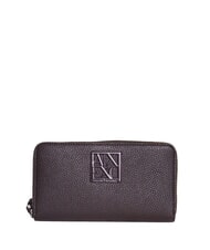 ARMANI EXCHANGE A|X Rei&szlig;verschluss-Geldb&ouml;rse hei&szlig;e Schokoladenso&szlig;e - Brieftaschen Damen - 1