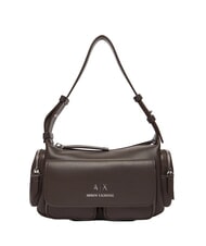 ARMANI EXCHANGE RACHEL Umh&auml;ngetasche mit Taschen hei&szlig;e Schokoladenso&szlig;e - Damentaschen - 1