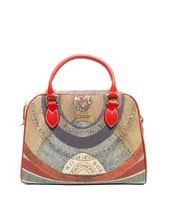 GATTINONI PLANETARIUM Mittelgro&szlig;e Kuppeltasche mit Schultergurt klassisch/ koralle - Damentaschen - 1