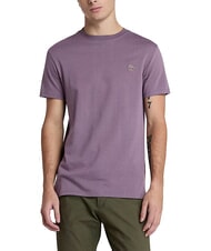 TIMBERLAND SS DUNRIVER CREW Baumwoll t-shirt Vintage-Violett - Herren-T-Shirts - 1
