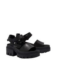 TIMBERLAND EVERLEIGH Keilsandalen SCHWARZ - Damenschuhe - 1