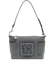 ARMANI EXCHANGE A|X BUCKLE Schultertasche K&uuml;hlstahl - Damentaschen - 1
