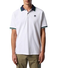 NORTH SAILS CORE Kurz&auml;rmeliges Poloshirt aus Baumwolle Wei&szlig; - Herren-Polo-Shirts/Herren-Polo-Shirt/Herrenpoloshirt/Herrenpoloshirts - 1