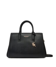 MICHAEL KORS LAILA Lederhandtasche mit Schulterriemen Schwarz - Damentaschen - 1