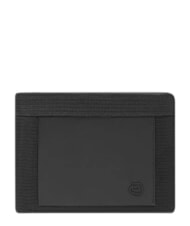 PIQUADRO ORION Geldb&ouml;rse aus recyceltem Leder und Stoff - Brieftaschen Herren