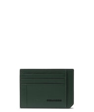 PIQUADRO W137 Flaches Kreditkartenetui aus Leder - Brieftaschen Herren