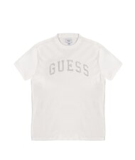 GUESS MARINE LOGO Kurz&auml;rmeliges T-Shirt mit Used-Look purwei&szlig; - Herren-T-Shirts - 1