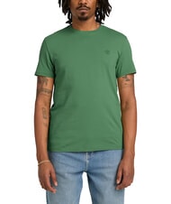 TIMBERLAND SS DUNRIVER CREW Baumwoll t-shirt Mittelgr&uuml;n - Herren-T-Shirts - 1