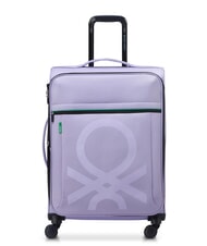 BENETTON COLOR BLOCK Mittlerer Trolley, ausziehbar Lavendel - Halbharte Trolleys - 1