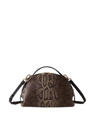 BORBONESE SEXY Handtasche mit Schulterriemen aus Leder braun/ebony - Damentaschen - 1