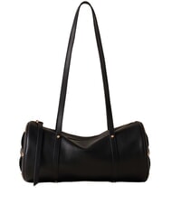 BORBONESE VIS-A-VIS Schultertasche, Leder Schwarz - Damentaschen - 1