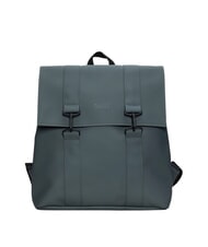 RAINS MSN BAG Wasserdichter City-Rucksack Dunkelgrau - Rucks&auml;cke f&uuml;r Schule &amp; Freizeit - 1