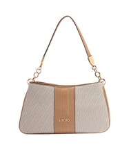 LIUJO EMATITE Schultertasche mit Schultergurt nat&uuml;rlich/dunkelpulver - Damentaschen - 1
