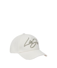 LIUJO LOGO STRIPED Schirmm&uuml;tze wei&szlig;e Creme - M&uuml;tzen/H&uuml;te - 1