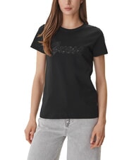GUESS 3D SCRIPT Baumwoll-T-Shirt - T-Shirts und Tops f&uuml;r Damen