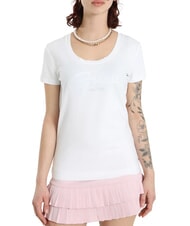 GUESS SCRIPT Baumwoll-T-Shirt - T-Shirts und Tops f&uuml;r Damen