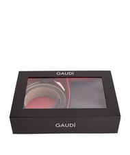 GAUD&Igrave; GIFT BOX G&uuml;rtel- und Geldb&ouml;rsen-Set schwarz/sand - G&uuml;rtel - 1