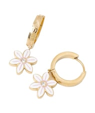 GUESS WHITE LOTUS Goldene Ohrringe Gold - Ohrringe - 1