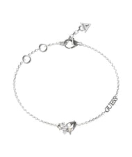 GUESS WONDERLIGHTS Silbernes Armband mit einem einzelnen Anh&auml;nger und Logo SILBER - Armb&auml;nder - 1