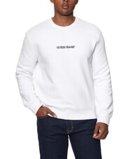 GUESS JEANS SLIM LOGO Sweatshirt purwei&szlig; - Sweatshirts Herren - 1