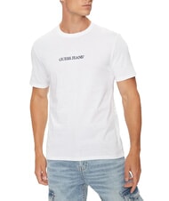 GUESS JEANS LOGO EMBRO Baumwoll-T-Shirt - Herren-T-Shirts