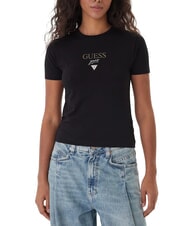 GUESS JEANS BABY BAKER Kurzarm-T-Shirt jetbla - T-Shirts und Tops f&uuml;r Damen - 1