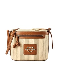 LOVE MOSCHINO STRAW CHIC Mini-Schultertasche - Damentaschen