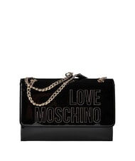 LOVE MOSCHINO ENAMELED Schultertasche / Umh&auml;ngetasche Schwarz - Damentaschen - 1