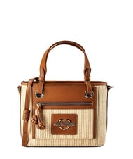 LOVE MOSCHINO STRAW CHIC Handtasche mit Schulterriemen - Damentaschen