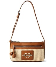 LOVE MOSCHINO STRAW CHIC Mini-Schultertasche - Damentaschen