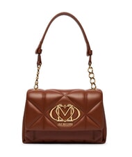 LOVE MOSCHINO EMBOSSED Umh&auml;ngetasche braun - Damentaschen - 1