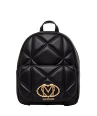 LOVE MOSCHINO EMBOSSED Rucksack Schwarz - Damentaschen - 1