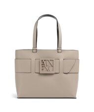 ARMANI EXCHANGE A|X BUCKLE Schulter-Shopper-Tasche Sand - Damentaschen - 1
