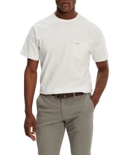 GUESS JEANS REGULAR LOGO Baumwoll-T-Shirt purwei&szlig; - Herren-T-Shirts - 1