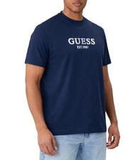 GUESS LOGO CONTRAST Baumwoll-T-Shirt smartblue - Herren-T-Shirts - 1