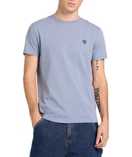 TIMBERLAND SS DUNRIVER CREW Baumwoll t-shirt Mittelblau - Herren-T-Shirts - 1