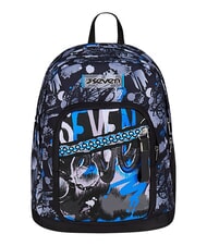 SEVEN HUE E WRITES Rucksack mit zwei F&auml;chern - Rucks&auml;cke f&uuml;r Schule &amp; Freizeit