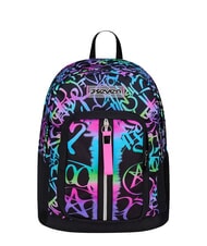 SEVEN LOVELY ELEMENTS Rucksack mit zwei F&auml;chern fuchsiafluo - Rucks&auml;cke f&uuml;r Schule &amp; Freizeit - 1