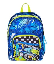 SJGANG SJ EVER SKATE BOY Rucksack mit zwei F&auml;chern - Rucks&auml;cke f&uuml;r Schule &amp; Freizeit