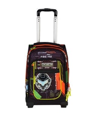 MITAMA FLUO BATTLE 2-r&auml;driger Trolley-Rucksack, fest montiert - Rucks&auml;cke mit Trolleyfunktion