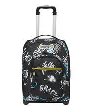 SEVEN GRAFFITI BOY 2-r&auml;driger Trolley-Rucksack, fest - Rucks&auml;cke mit Trolleyfunktion