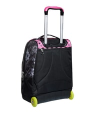 SEVEN FLYING DREAMS 2-r&auml;driger Trolley-Rucksack, fest montiert Schwarz - Rucks&auml;cke mit Trolleyfunktion - 1