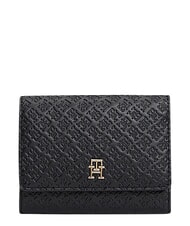 TOMMY HILFIGER TH ICON Kleine Geldb&ouml;rse Schwarz - Brieftaschen Damen - 1