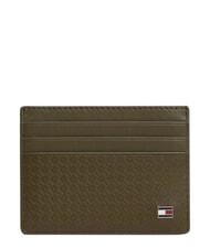 TOMMY HILFIGER TH EMBOSSED Kreditkartenetui, Leder - Brieftaschen Herren