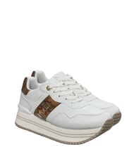 ALVIERO MARTINI PRIMA CLASSE GEO Turnschuhe Wei&szlig; / Geo-Beige - Damenschuhe - 1